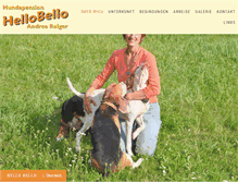 Tablet Screenshot of hellobello.at
